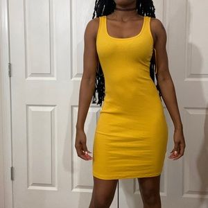 Mustard Midi Sundress